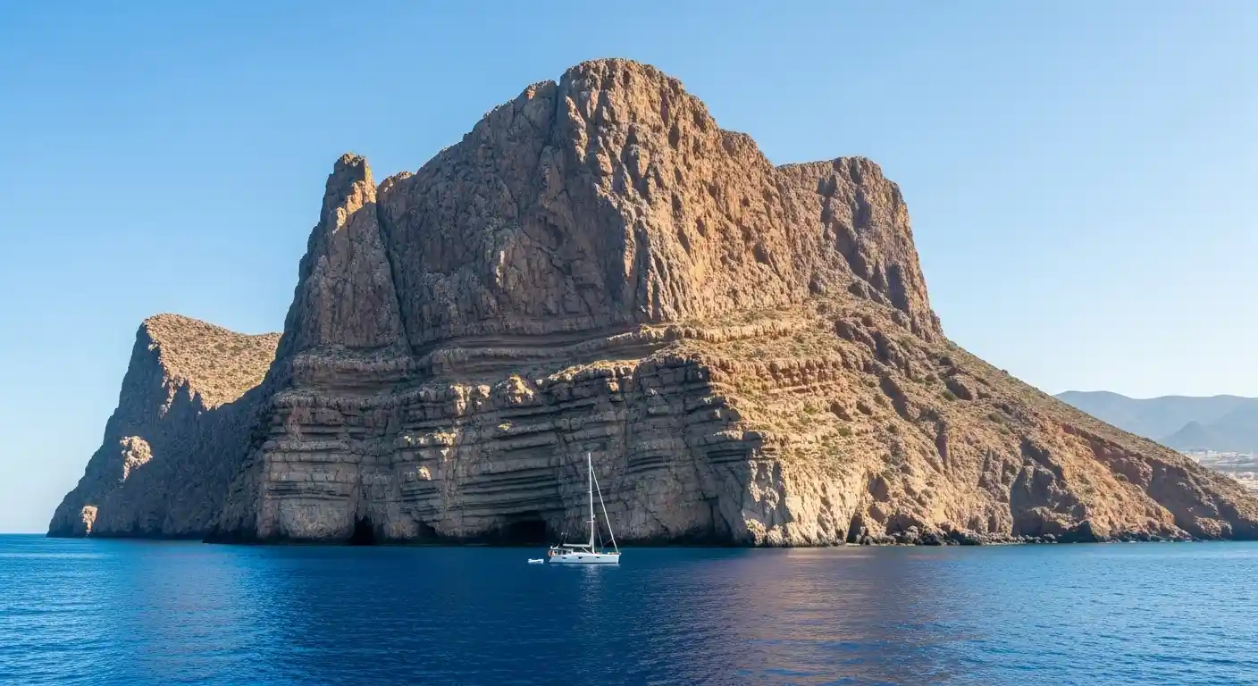 Acantilados del Parque Natural de Cabo de Gata-Níjar.